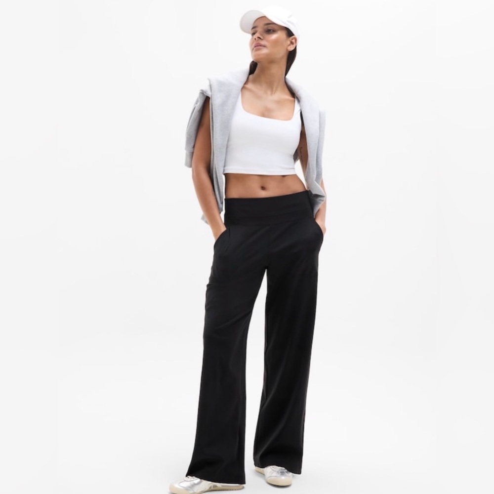 Athleta Venice Women's Black Wide-Leg Pants